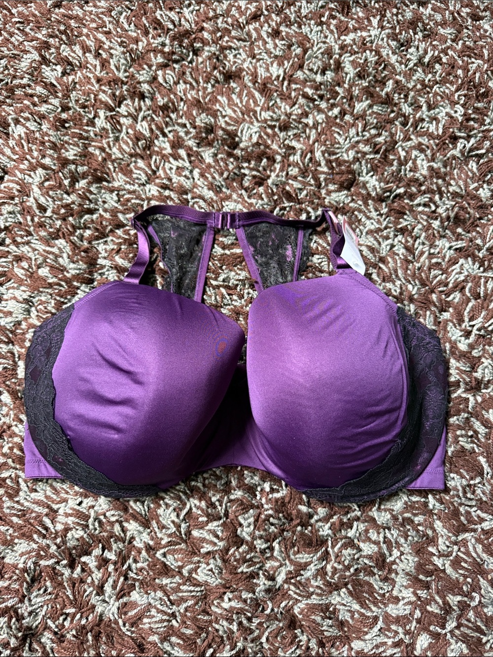 Purple Lace-Back / racer back Bra - Women Intimates